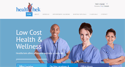 Desktop Screenshot of healthchek.net