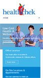 Mobile Screenshot of healthchek.net