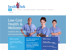 Tablet Screenshot of healthchek.net